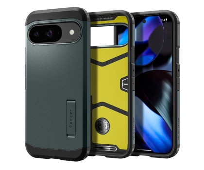 Etui do telefonów Spigen Tough Armor do Google Pixel 9 / Pixel 9 Pro Abyss Green